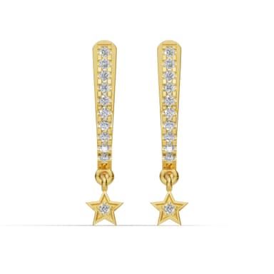18kt Starry Earrings