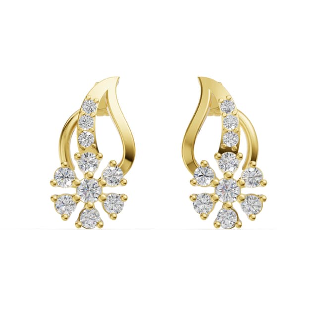 18kt Shining Light Earrings