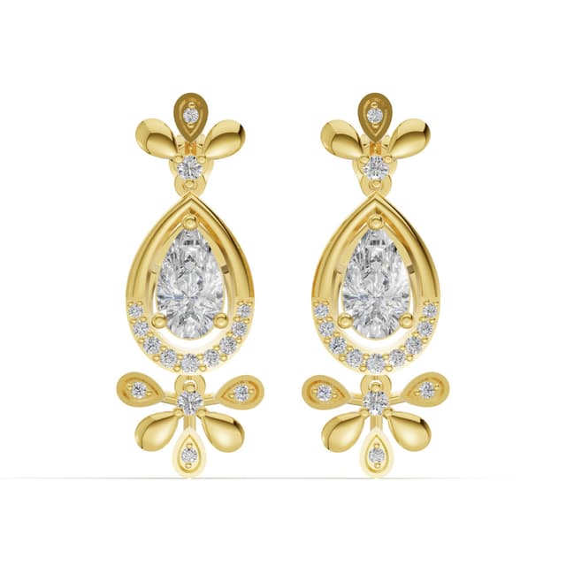 18kt Radiant Earrings