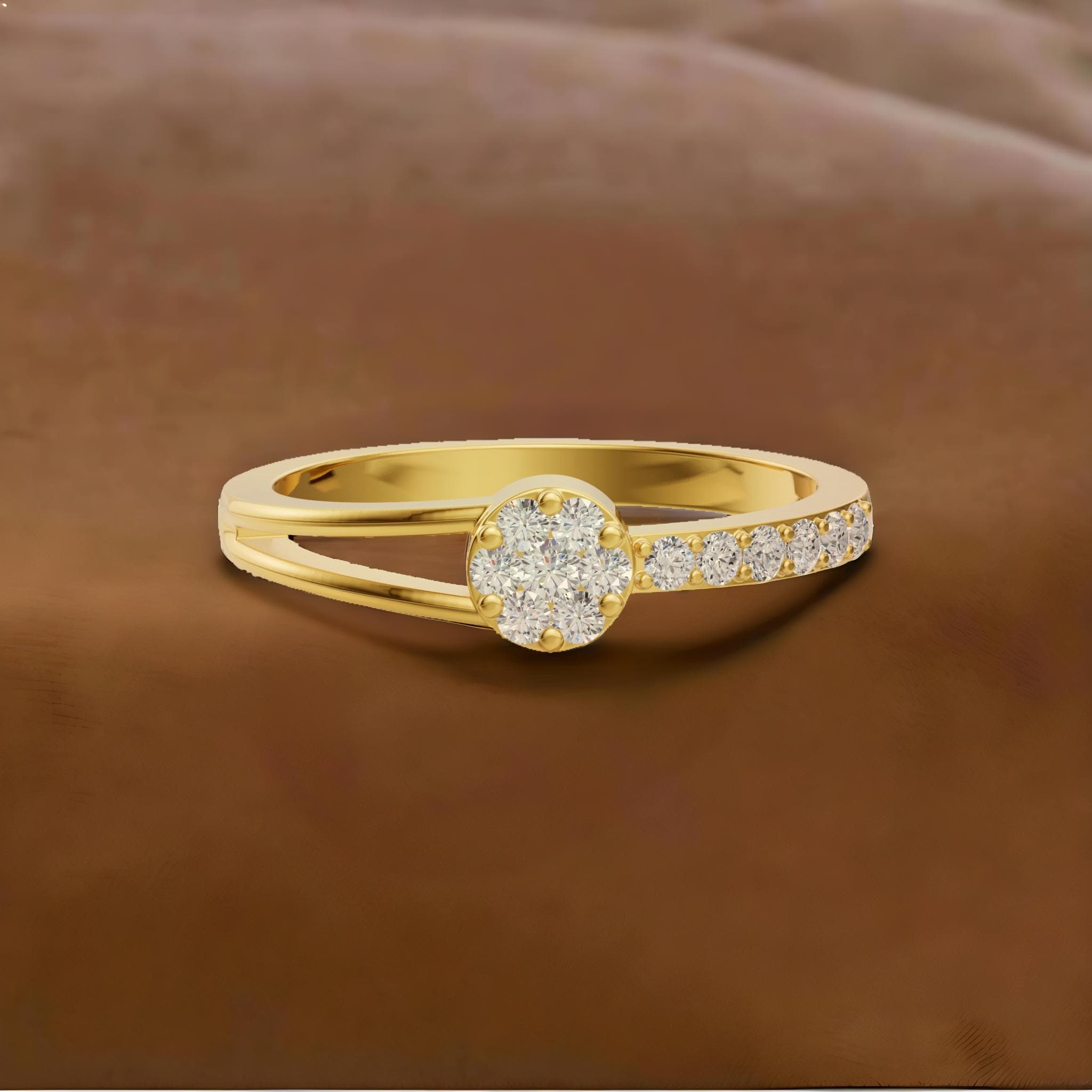 18kt Orbital Ring