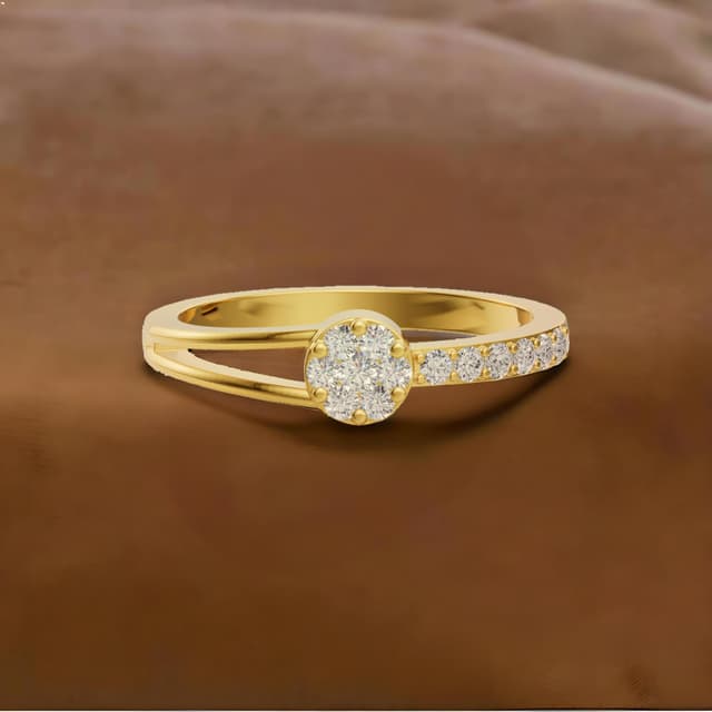 18kt Orbital Ring