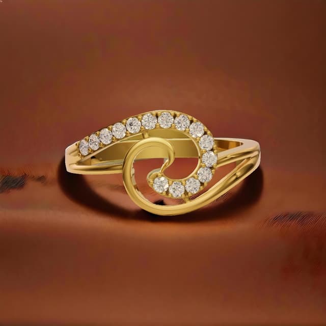 18kt Concentric Ring