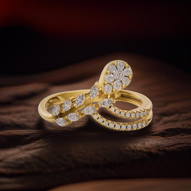 18kt Sprouting Ring