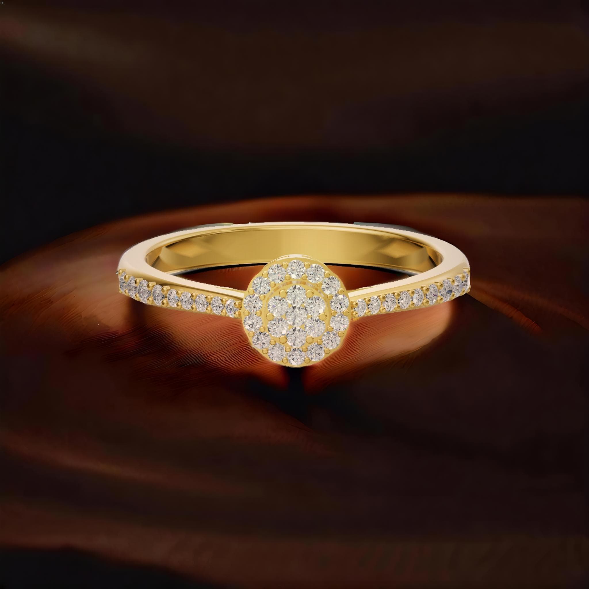 18kt Radiant Ring