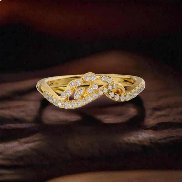 18kt Grapevine Ring