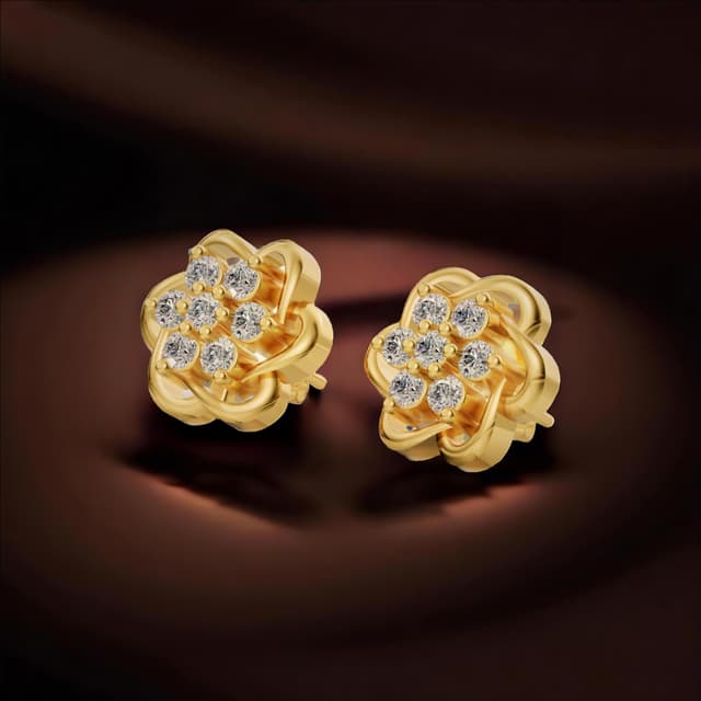 18kt Botanic Earrings