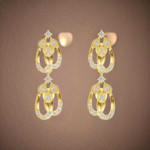18kt Elegant Earrings