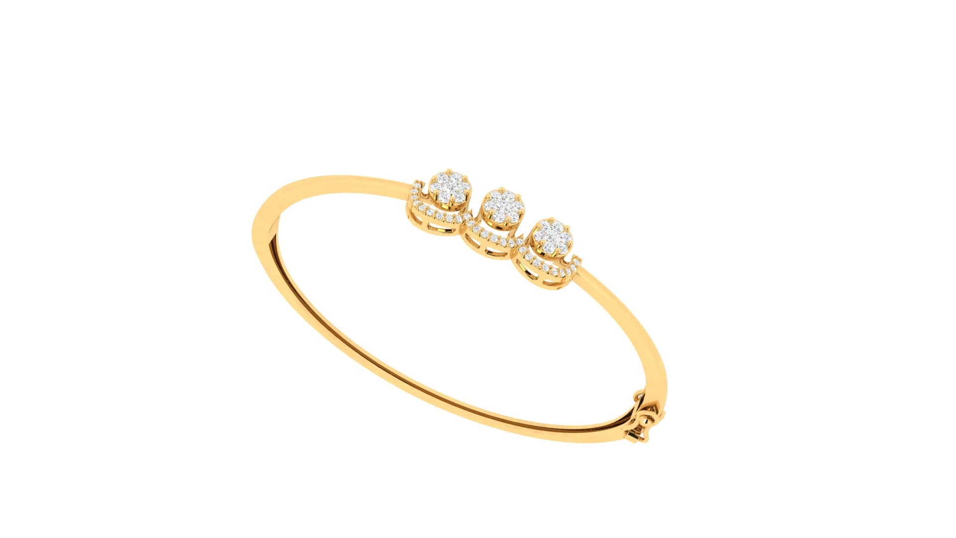 18kt Arched Bracelet