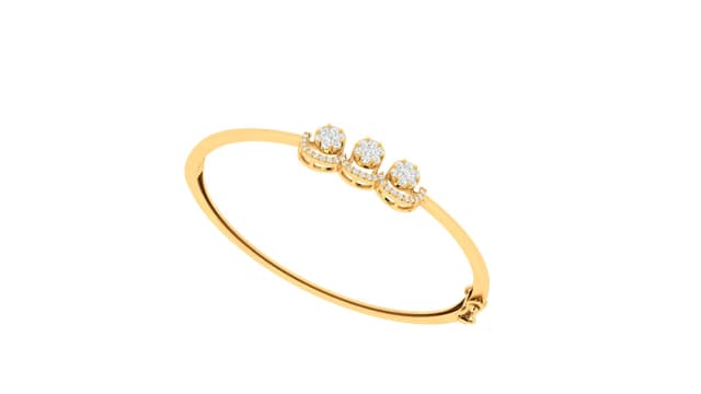 18kt Arched Bracelet