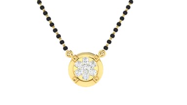 18kt Circular Mangalsutra